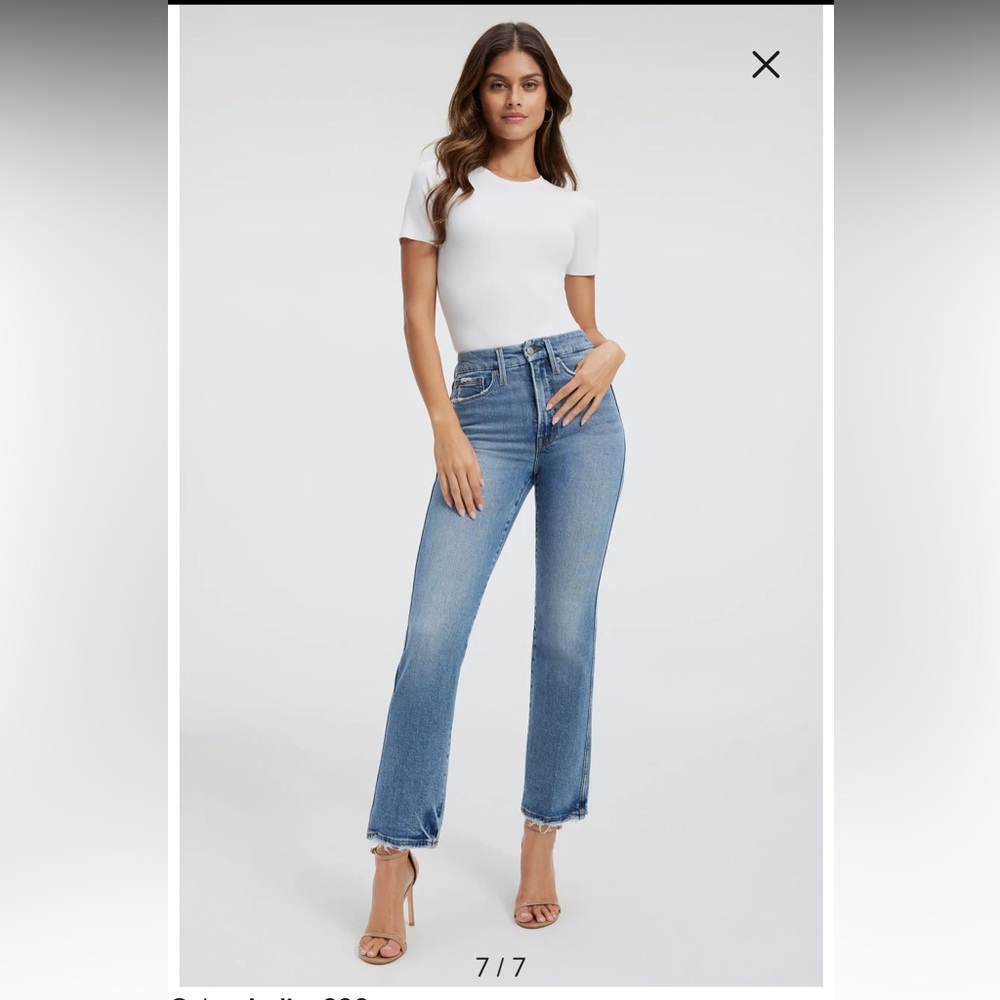 Good American Good Curve Straight Jean- size 00 / 24
